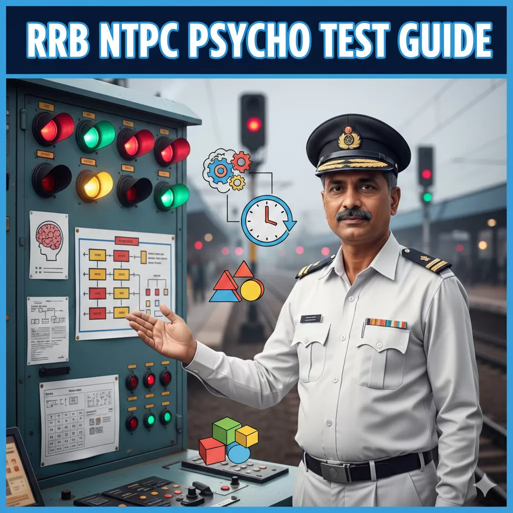 RRB NTPC Station Master Psycho Test – Complete Guide to Intelligence & Psychological Test Patterns (With Examples & Rules)