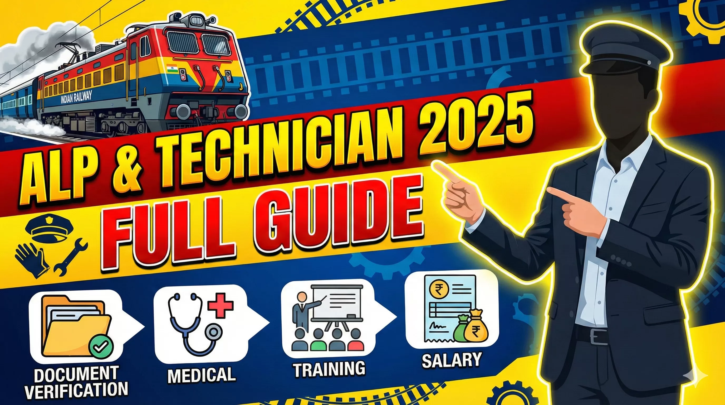 Railway Loco Pilot & Technician: Document Verification, Medical, Training & Salary